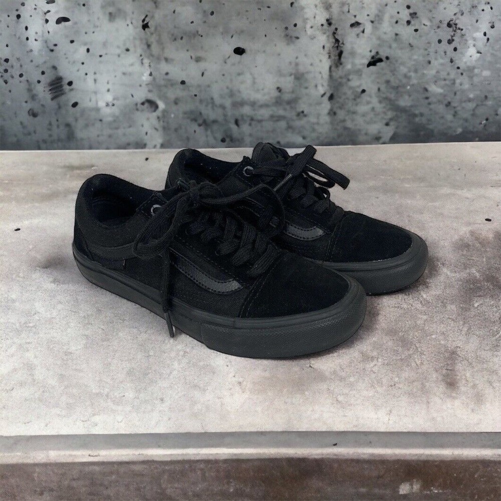 VANS PRO OLD SKOOL Sneakers Mens / Youth 4.5  Womens 6.5 Black Classic Skate